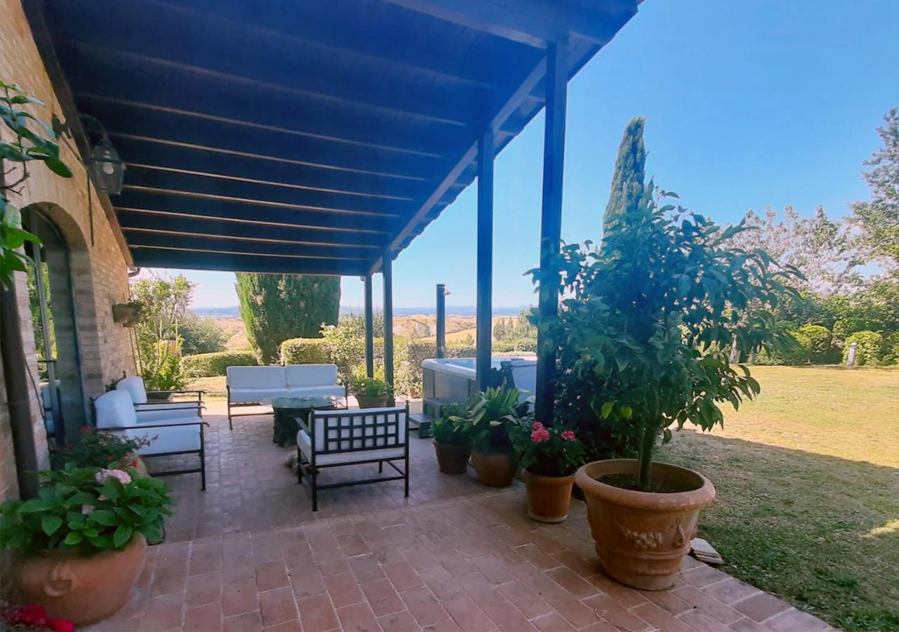 Casa Bianca Gorgeous Tuscan Home Crete Senesi, Siena Asciano Eksteriør billede